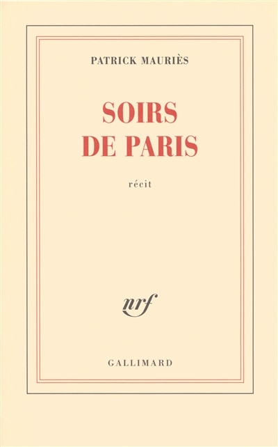 Couverture_Soirs de Paris : récit