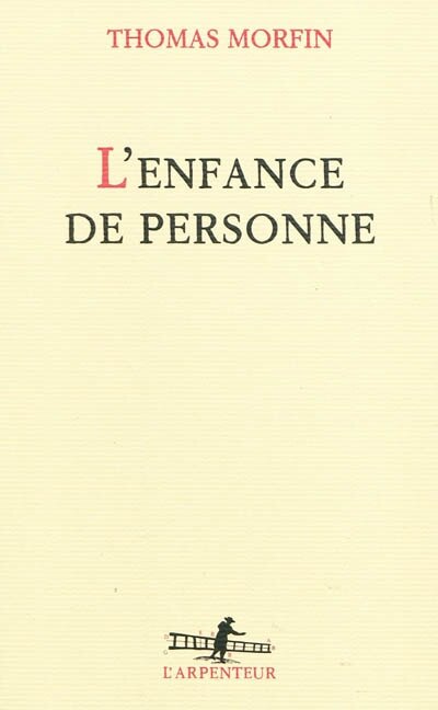Couverture_L'enfance de personne