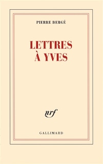 Front cover_Lettres à Yves