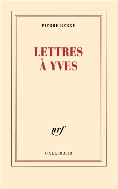 Front cover_Lettres à Yves