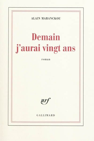 Front cover_Demain j'aurai vingt ans