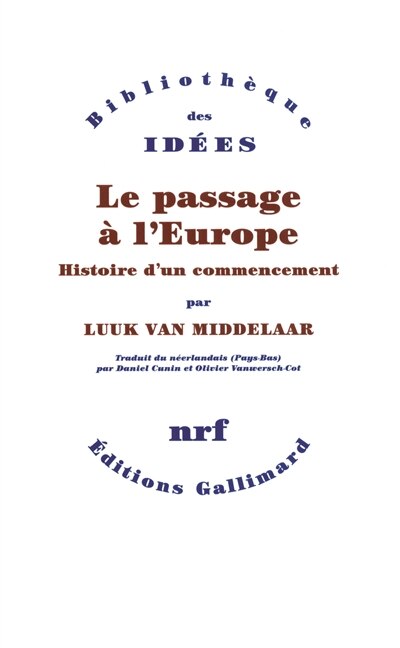Couverture_Le passage à l'Europe : histoire d'un commencement