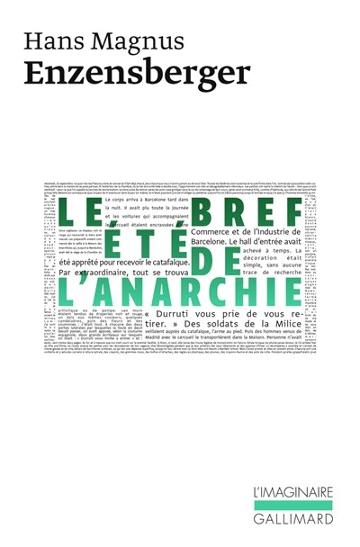 Couverture_Le bref été de l'anarchie : la vie et la mort de Buenaventura Durruti