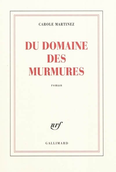 Front cover_Du domaine des murmures