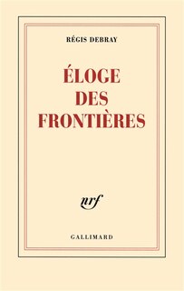 Front cover_Eloge des fronti&egrave;res