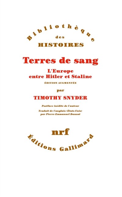 Couverture_Terres de sang : l'Europe entre Hitler et Staline