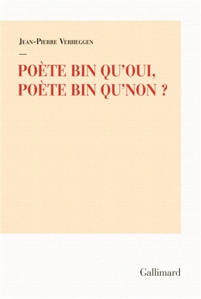 Front cover_Poète bin qu'oui, poète bin qu'non ?