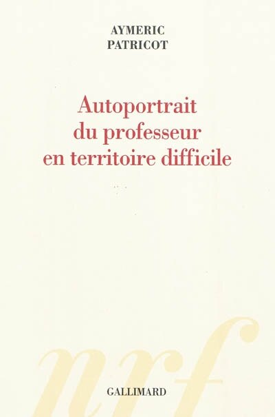 Front cover_Autoportrait du professeur en territoire difficile