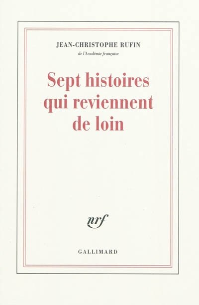 Front cover_Sept histoires qui reviennent de loin