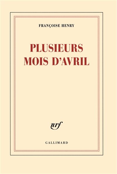 Front cover_Plusieurs mois d'avril