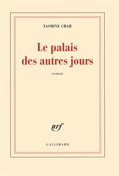 Front cover_Le palais des autres jours