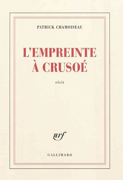 Front cover_L'empreinte &agrave; Cruso&eacute;