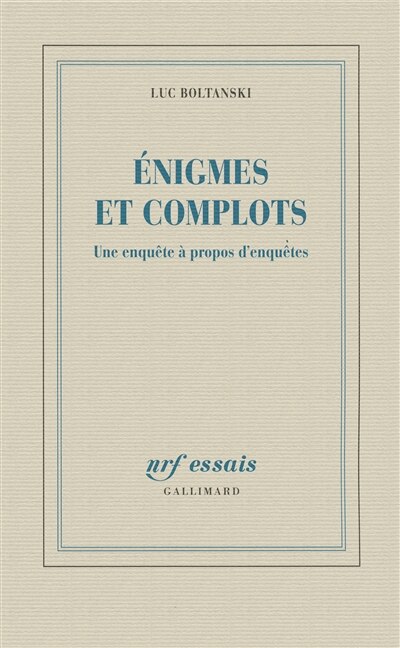 Front cover_Enigmes et complots : une enquête à propos d'enquêtes