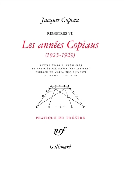 Front cover_Les années Copiaus (1925-1929)