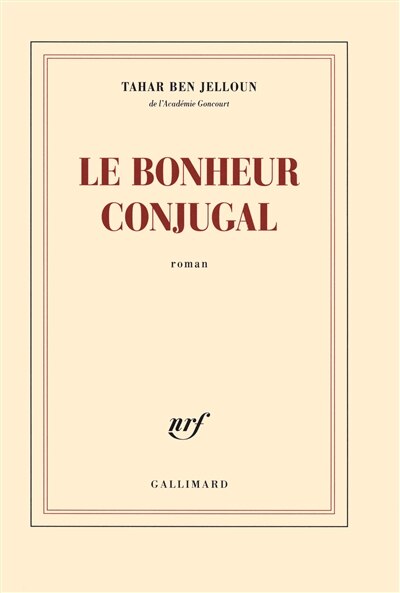 Front cover_Le bonheur conjugal