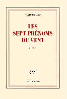 Front cover_Les sept prénoms du vent : poèmes