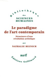Front cover_Le paradigme de l'art contemporain