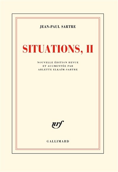 Couverture_Situations, Vol. 2. Septembre 1944-décembre 1946