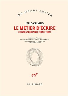 Couverture_Le m&eacute;tier d'&eacute;crire