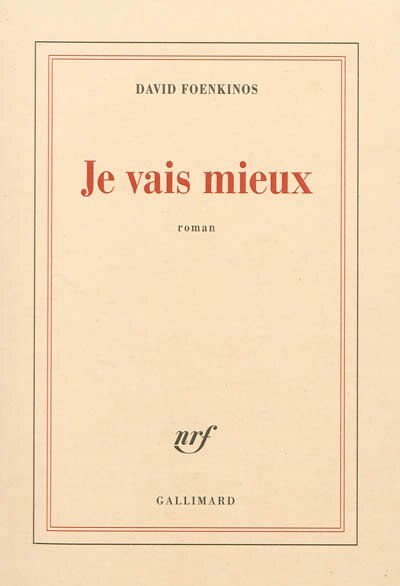 Front cover_Je vais mieux