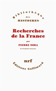 Front cover_Recherches de la France