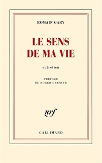 Front cover_Le sens de ma vie : entretien