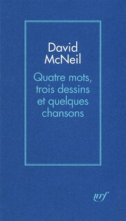 Front cover_Quatre mots, trois dessins et quelques chansons