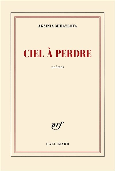 Front cover_Ciel à perdre