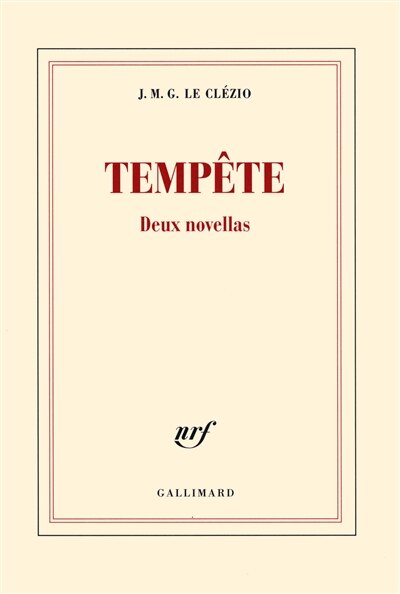 Couverture_Tempête : deux novellas