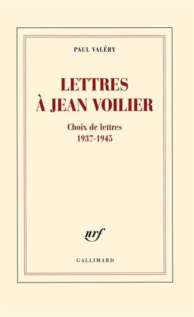 Front cover_Lettres à Jean Voilier