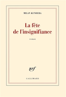 Couverture_La f&ecirc;te de l'insignifiance