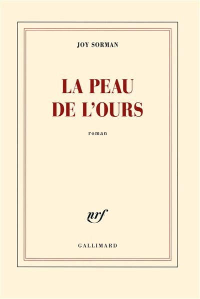 Front cover_La peau de l'ours