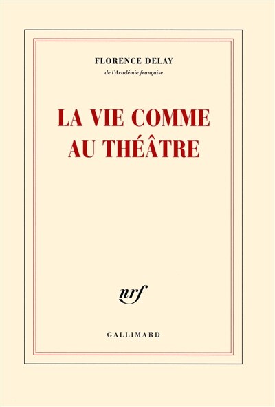 Front cover_La vie comme au théâtre