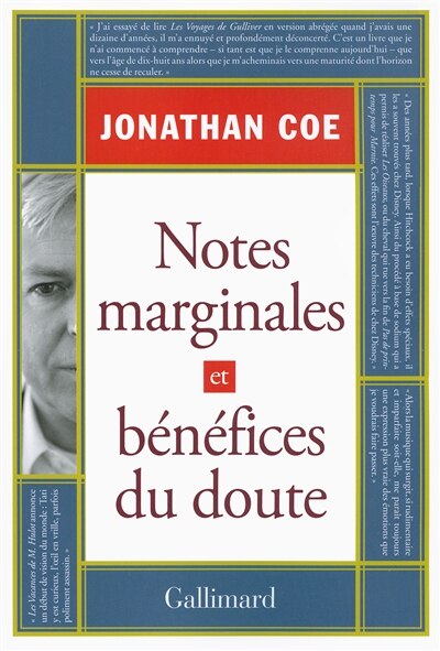 Couverture_Notes marginales et bénéfices du doute