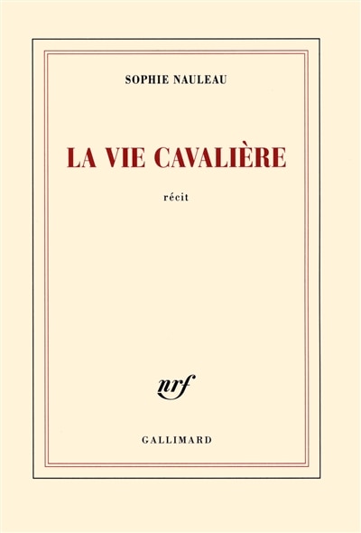 Front cover_La vie cavalière