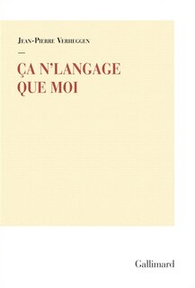 Front cover_Ca n'langage que moi