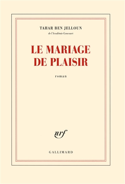 Front cover_Le mariage de plaisir