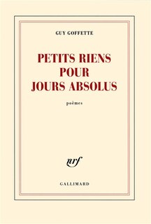 Front cover_Petits riens pour jours absolus