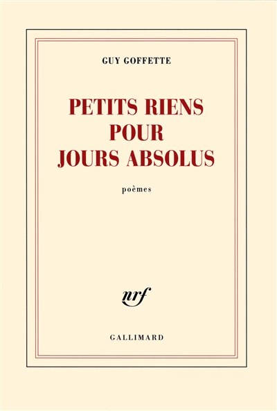 Front cover_Petits riens pour jours absolus