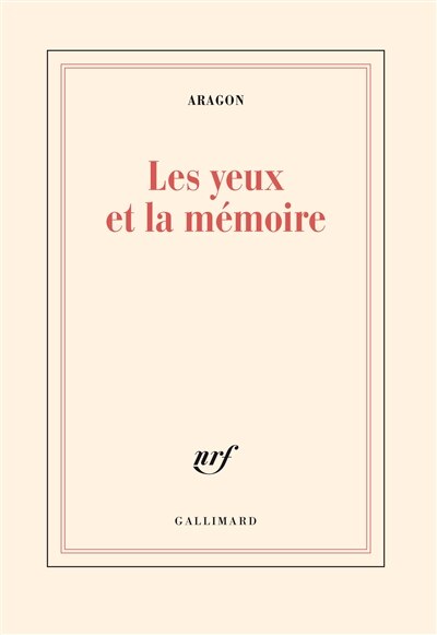 Front cover_Les Yeux et la m&eacute;moire