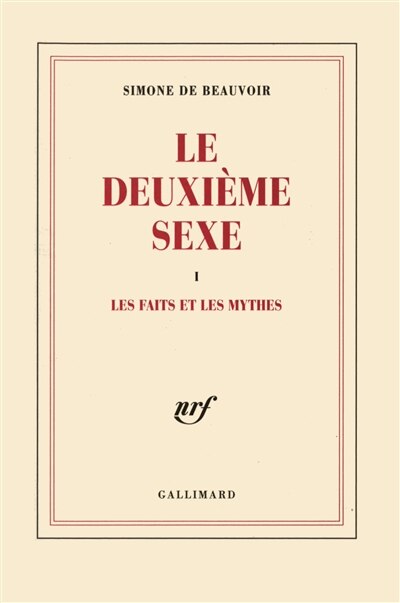 Front cover_Le deuxième sexe, Vol. 1