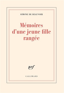 Front cover_Mémoires d'une jeune fille rangée