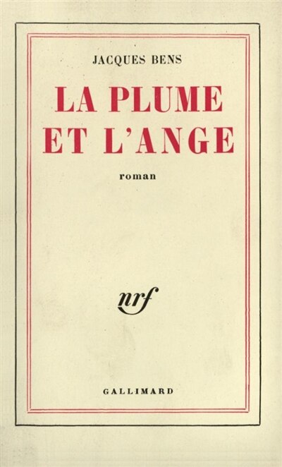 Front cover_La Plume et l'ange