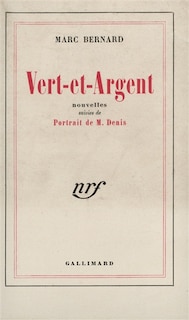 Couverture_Vert-et-argent ; Portrait de Monsieur Denis