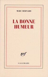 Front cover_La bonne humeur