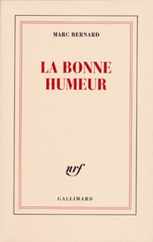 Front cover_La bonne humeur