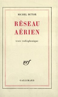 Front cover_Réseau aérien : pièce radiophonique