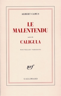 Front cover_Le malentendu ; Caligula