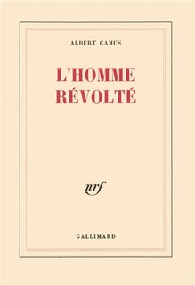 Front cover_L'homme révolté