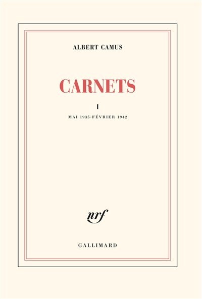 Front cover_Carnets, Vol. 1. 1935-1942